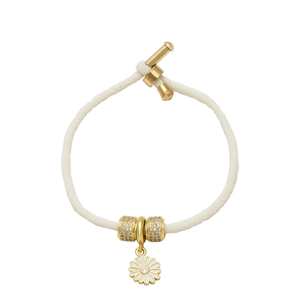 Clearance jewelry star flower pendant bracelet women's gold-plated zircon bracelet brg64