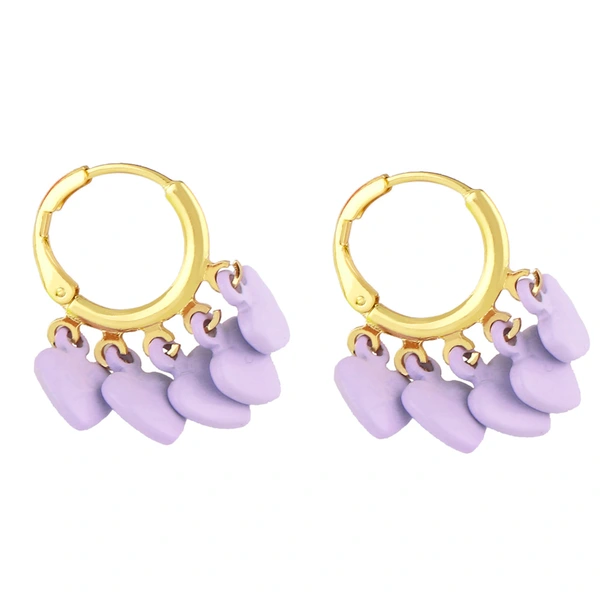 Jewelry clearance love tassel earrings European and American design earrings female simple personality short earrings ery91