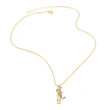 AS jewelry hot selling gold-plated boy and girl couple hug pendant necklace clavicle chain nkb071