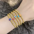 Clearance simple five-pointed star devil eye bracelet female style star eye bracelet brj26