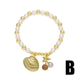 AS jewelry hot selling pearl fruit cherry shell pendant bracelet female gold-plated hand jewelry brd06