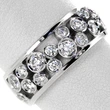Best-selling new exquisite hollow micro-inlaid zircon ring unisex temperament ring