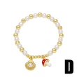 AS jewelry European and American new pearl fruit love strawberry bracelet gold-plated oil drop bracelet hand jewelry brm73