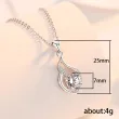 Hot sale of new geometric zircon pendant necklace with copper plating and platinum sweater chain for ladies in autumn