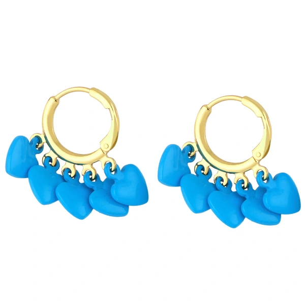 Jewelry clearance love tassel earrings European and American design earrings female simple personality short earrings ery91