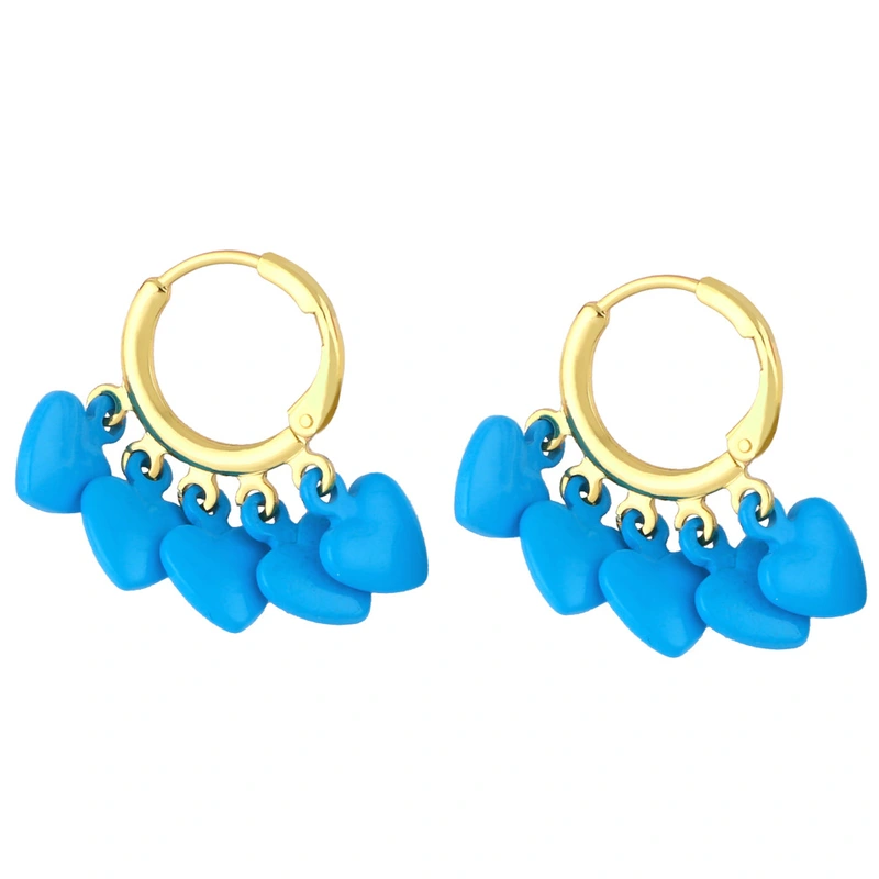 Jewelry clearance love tassel earrings European and American design earrings female simple personality short earrings ery91