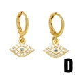 European and American new fashion retro devil eye earrings European and American personality vintage all-match earrings wholesale ert60