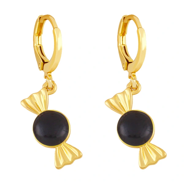 Clearance European and American candy oil drop earrings Internet celebrity niche design simple temperament earrings earrings erx97