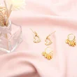 Clearance European and American new crown heart earrings high-end cold style earrings temperament network celebrity earrings erz23