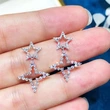 Simple temperament five-pointed star earrings for women, fashionable internet celebrity, versatile star earrings, niche design earrings