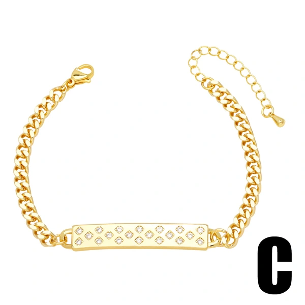 Hot selling fashion inlaid zircon bracelet niche design retro high-end feel Bagu bracelet brm03