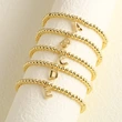 AS jewelry hot selling gold three-dimensional 26 English letters beaded bracelet bracelet brb34