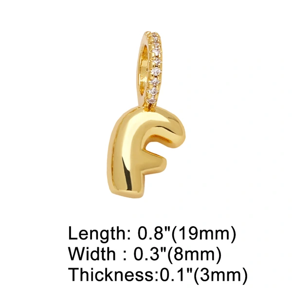 AS jewelry 26 letters pendant bracelet female gold-plated love hand jewelry bracelet brc19