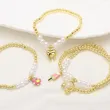 AS jewelry tooth ice cream bracelet female gold-plated oil drop pearl bracelet hand jewelry brh07