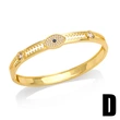 European and American creative jewelry personality exaggerated devil eye bracelet niche light luxury simple hand jewelry brh03