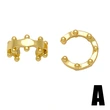 Hot selling retro metal ear clips for non-pierced ears, high-end earrings, cool style ear bone clips ers44