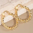Middle Eastern metal spiral earrings high-end trendy girl jewelry y2k Asian style street style