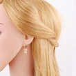 Hot selling earrings European and American simple zircon all-match cartoon animal earring pendant wholesale ert97