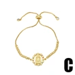 AS jewelry European and American love Virgin Mary zircon bracelet female copper plated 18K real gold bracelet jewelry accessories brf28