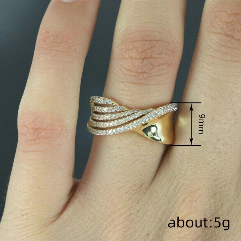 European and Korean personality niche ring female punk line design ring popular Internet celebrity style hot style