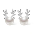  Christmas holiday deer antler earrings fashionable temperament holiday earrings European and American popular women's jewelry