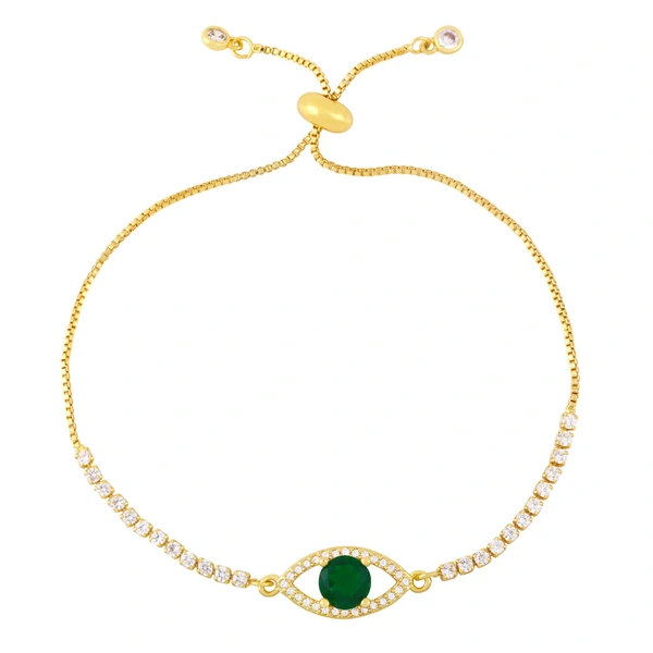 2023 Hot Sale New Devil's Eye Bracelet European and American Internet Celebrity Zircon Bracelet Women Adjustable BRE45