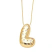 AS jewelry fat English letter necklace female gold-plated zircon clavicle chain nkb241