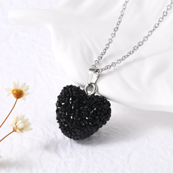 AS jewelry hot selling love pendant necklace niche design peach heart gold-plated clavicle chain nkz87