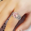 Luxury zircon full diamond ring light luxury elegant ring female fashion personality niche single ring