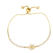 Zircon flower bracelet women's European and American simple niche design bracelet net celebrity personality hand jewelry brh17