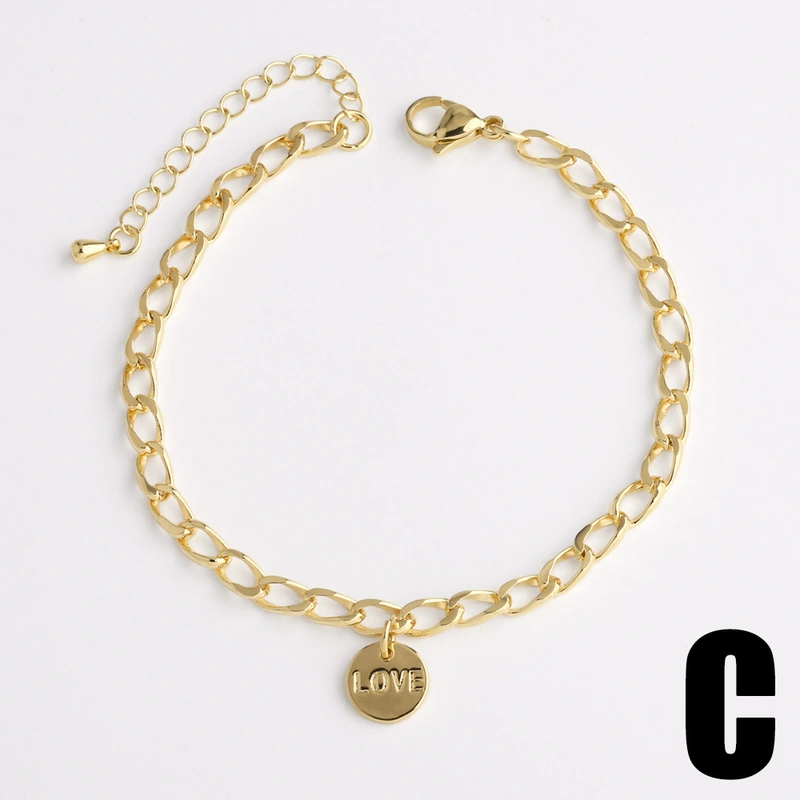 AS jewelry new hot selling oil dripping donut dollar pendant bracelet hand jewelry brf44 bracelet