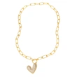 AS jewelry European and American all-match high-end Valentine's Day love heart pendant necklace sweater chain nkb647