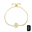 Clearance style simple boy and girl zircon bracelet small fresh bird duck pendant bracelet female bre31