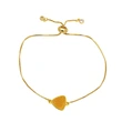 Hot selling triangle pendant bracelet female niche light luxury high-end gold-plated bracelet brc54