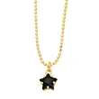 Hot selling star necklace women's fashionable and versatile clavicle necklace niche design simple jewelry wholesale nkb629