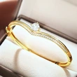 Crown Gentle Hot Selling Round Luxury Bracelet for Women, Elegant and Fashionable Dress Matching Jewelry
