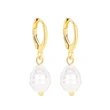  Special-shaped imitation pearl earrings for women, fashionable and elegant daily wear, ladies' jewelry