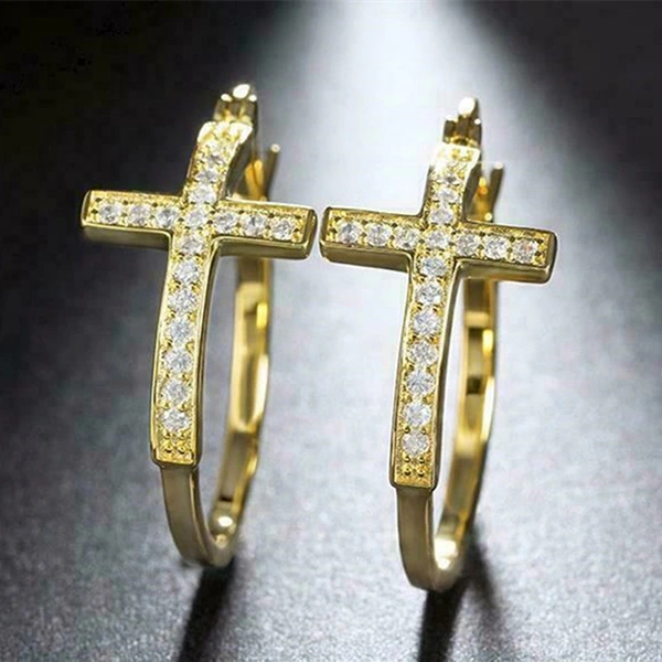 Hot selling European and American style mysterious earrings for women fashionable niche geometric hoop earrings daily matching jewelry