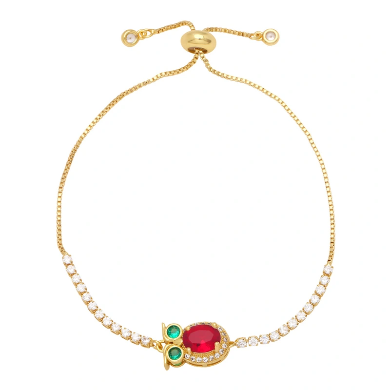 Clearance sale European and American style owl bracelet unisex fashion niche design versatile zircon bracelet brg09