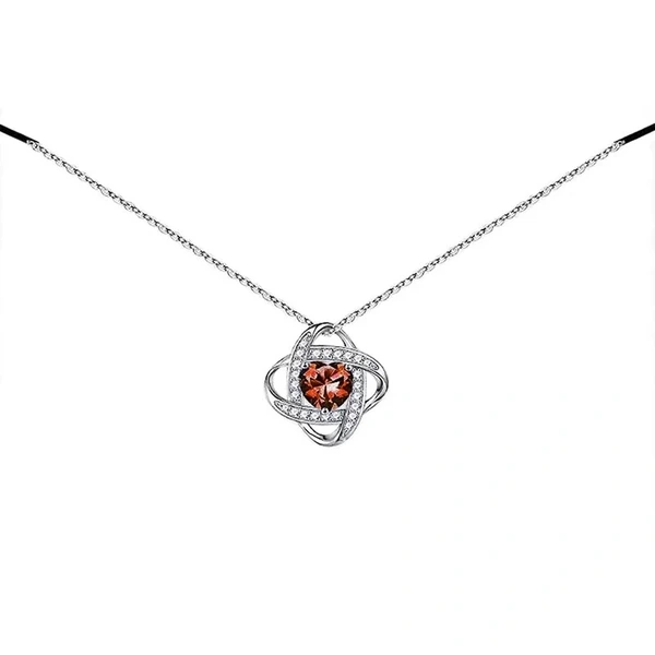  Inlaid zircon clavicle chain popular four-leaf clover pendant high-end temperament Korean hot necklace for women