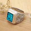   New ring ring aristocratic high-end style sticker UV design auspicious cloud texture engraved ring