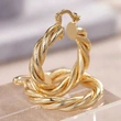 Manufacturers wholesale Middle Eastern Asian hot style twist braided thread design earrings net celebrity style ring heavy industry
