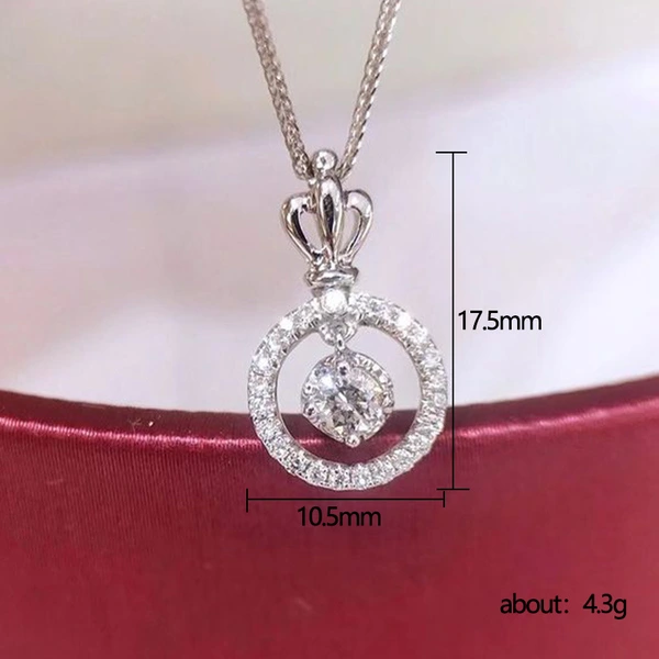 Niche design necklace INS light luxury all-match diamond necklace female zircon pendant clavicle chain jewelry