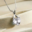   Hot selling new style heart-shaped pendant European and American versatile necklace simple floral box chain necklace