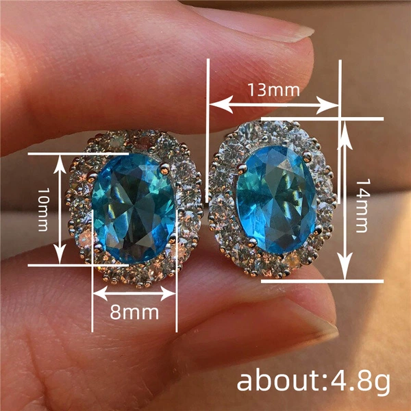 Hot selling Korean style jewelry personalized zircon three-dimensional earrings retro versatile earrings