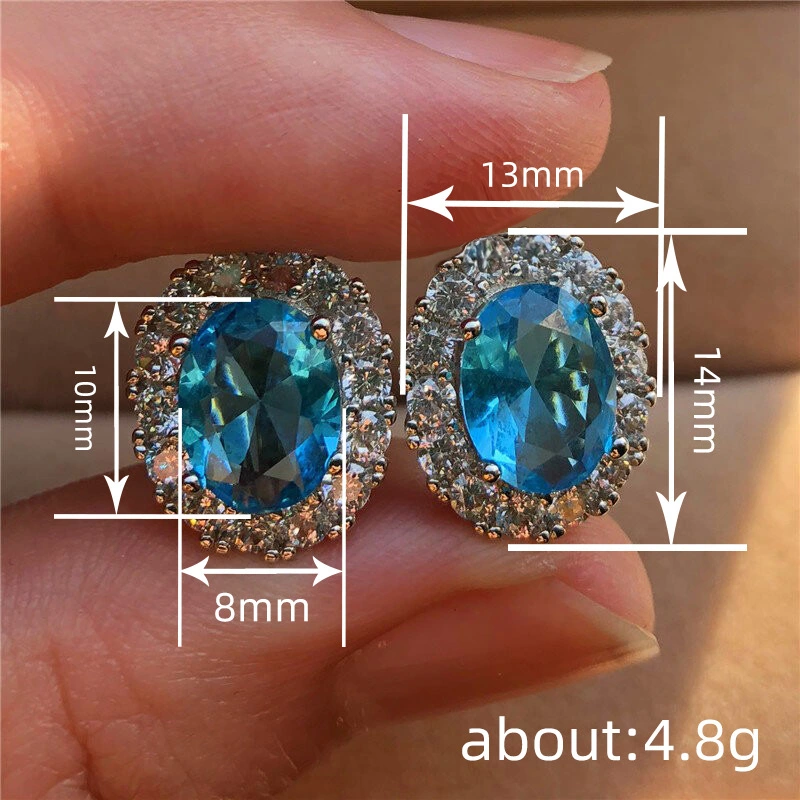 Hot selling Korean style jewelry personalized zircon three-dimensional earrings retro versatile earrings