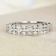 Korean style super shiny multi-layer ring Pinxixi new three-layer thin circle line designer style jewelry