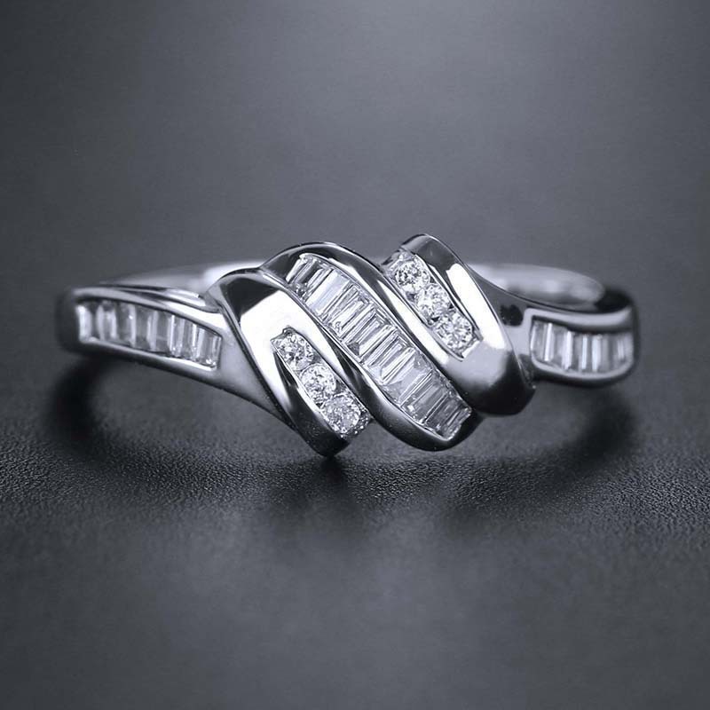  Popular personality index finger pinky ring niche design girls Christmas gift temperament irregular design ring