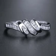  Popular personality index finger pinky ring niche design girls Christmas gift temperament irregular design ring