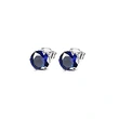 Hot selling classic six-claw colorful zircon earrings for men and women, mini colored gemstone earrings